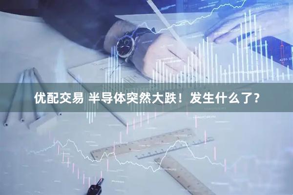 优配交易 半导体突然大跌！发生什么了？