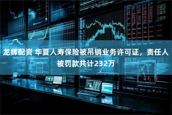 龙辉配资 华夏人寿保险被吊销业务许可证，责任人被罚款共计232万