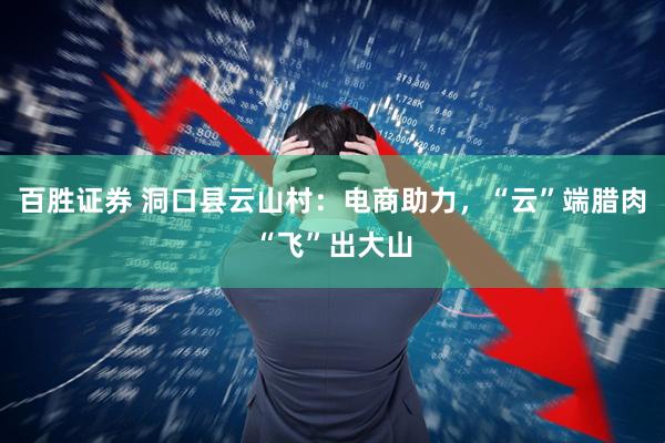 百胜证券 洞口县云山村：电商助力，“云”端腊肉“飞”出大山