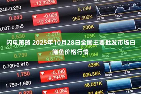 闪电策略 2025年10月28日全国主要批发市场白鳝鱼价格行情